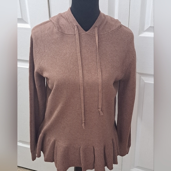 NWT S. Christina Cashmere Pullover Hoodie    Size L/XL - Picture 1 of 14